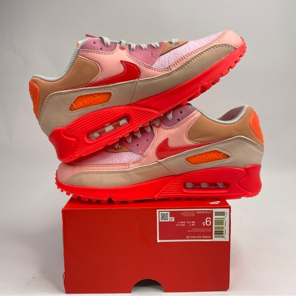 Nike Air Max 90 WMNS PRM “Platinum Crimson/Bright Purple” 2023 - Picture 3 of 4
